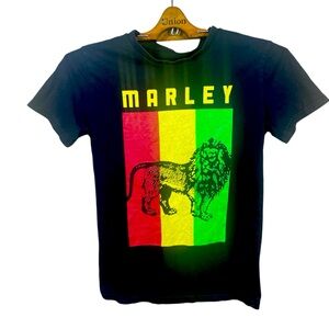 Bob Marley Rootwear Men’s/ Unisex Graphic Short Sleeve T-Shirt Size UNREADABLE